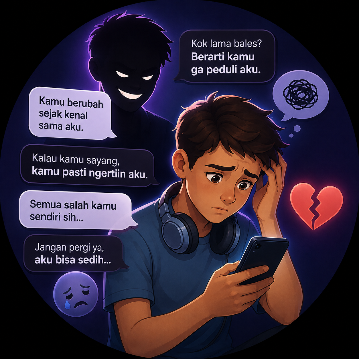 Ilustrasi Dibikin Merasa Salah
